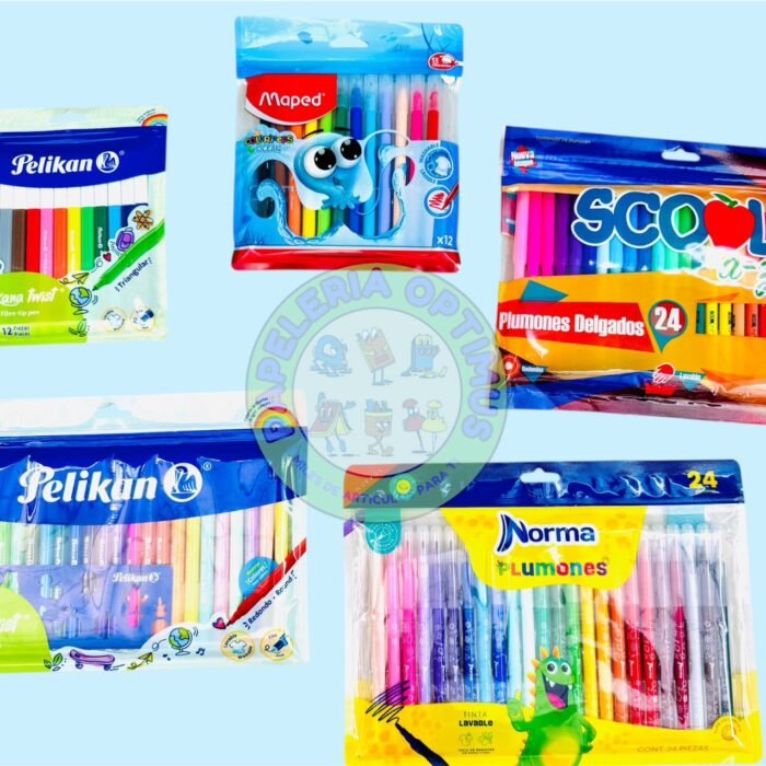Paquete de plumones Paquete de plumones